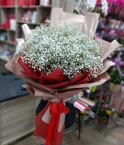 Букет цветов из: Гипсофила в Стёпаново